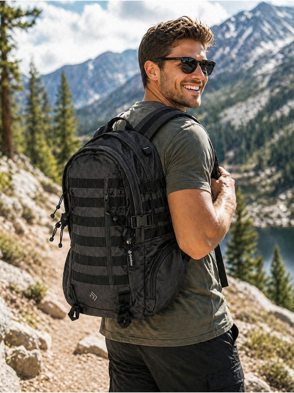 Outdoor Products Quest 29L Backpack – Gray Tactical Style – New / Never Used